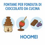 Fontane per fonduta di cioccolato da cucina