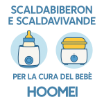 Scaldabiberon e scaldavivande per la cura del bebè