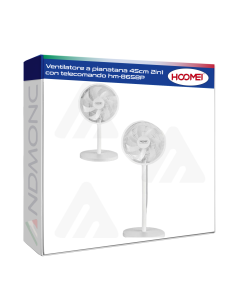 HM-8658P 2-in-1 Pedestal Fan – 45 cm