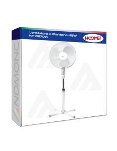 HM-8670W Pedestal Fan – 45 W