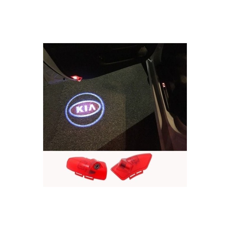 Kia Wired Car Door Logo Projector Lights