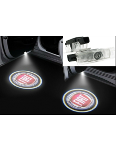 Fiat Wired Car Door Logo Projector Lights 2