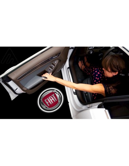 Fiat Wired Car Door Logo Projector Lights