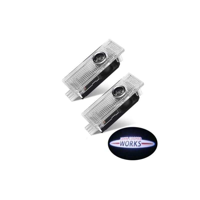 Mini Cooper JCW Wired Car Door Logo Projector Lights