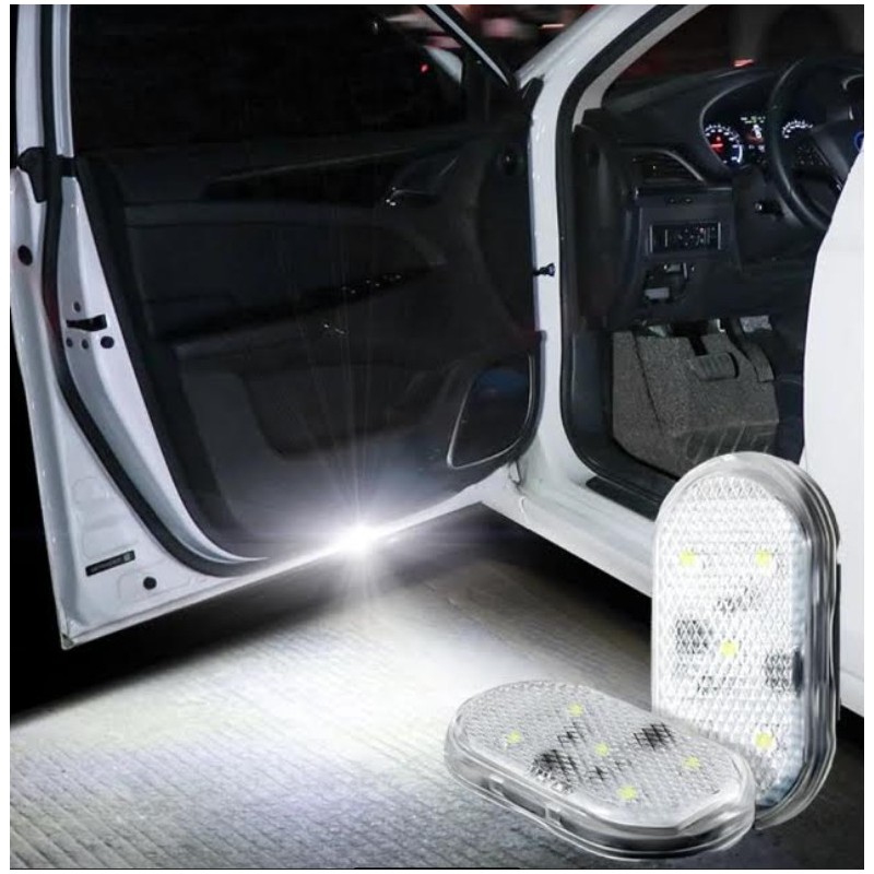 DR Rechargeable Wireless White LED Door Lights