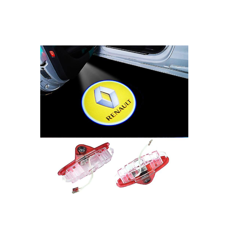 Renault Wired Car Door Logo Projector Lights