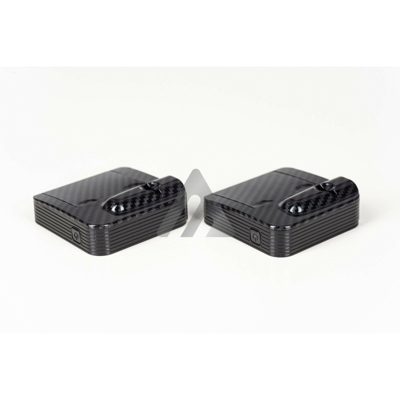 Abarth Electric Scorpion Logo Carbon-Style Wireless Car Door Projector Lights