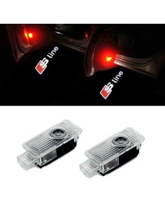 Audi S-line Wired Car Door Logo Projector Lights 2