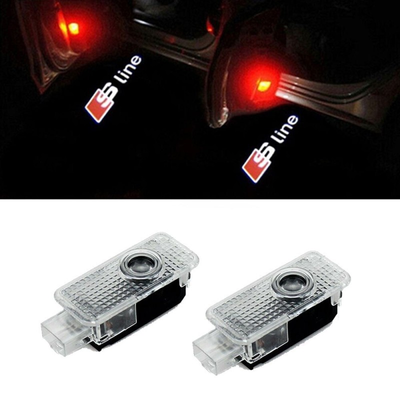 Audi S-line Wired Car Door Logo Projector Lights