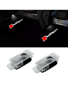 Audi Sport Wired Car Door Logo Projector Lights 2