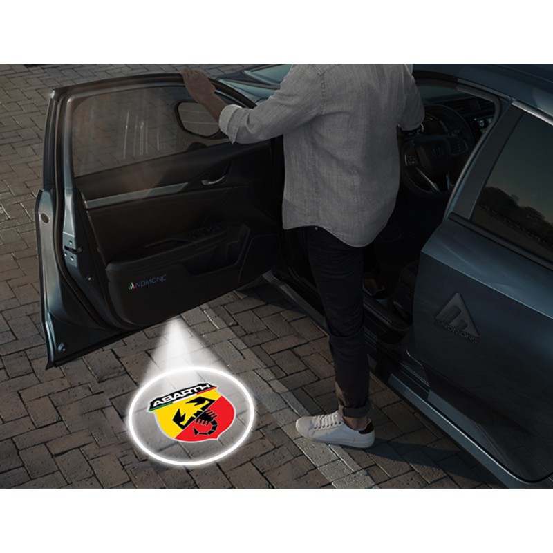 Abarth Wireless Car Door Logo Projector Lights