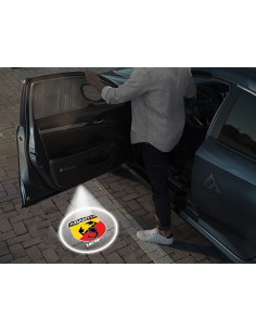 Abarth 124 Spider Wireless Car Door Logo Projector Lights