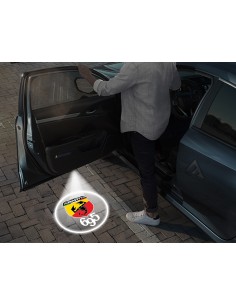 Abarth 695 Wireless Car Door Logo Projector Lights