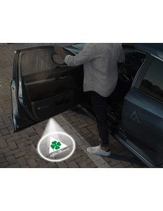Alfa Romeo Quadrifoglio Verde Wireless Car Door Logo Projector Lights