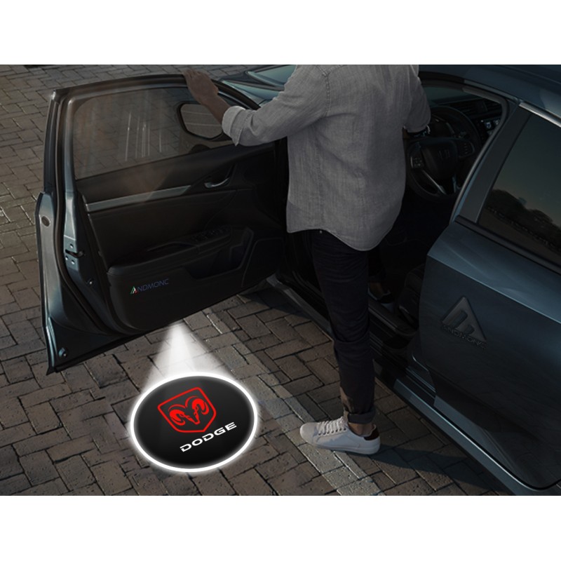 Dodge Wireless Car Door Logo Projector Lights
