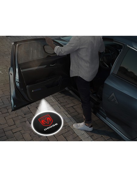 Dodge Wireless Car Door Logo Projector Lights