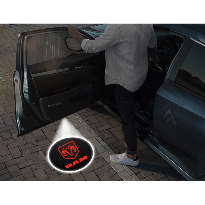 Dodge RAM Wireless Car Door Logo Projector Lights