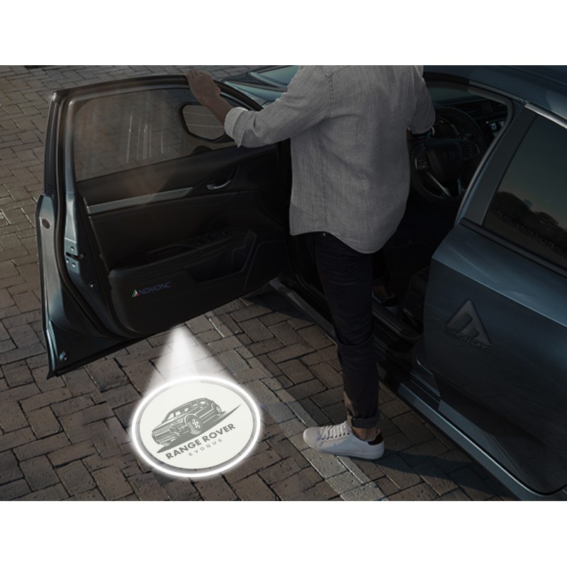 Land Rover Evoque Carbon-Style Wireless Car Door Logo Projector Lights