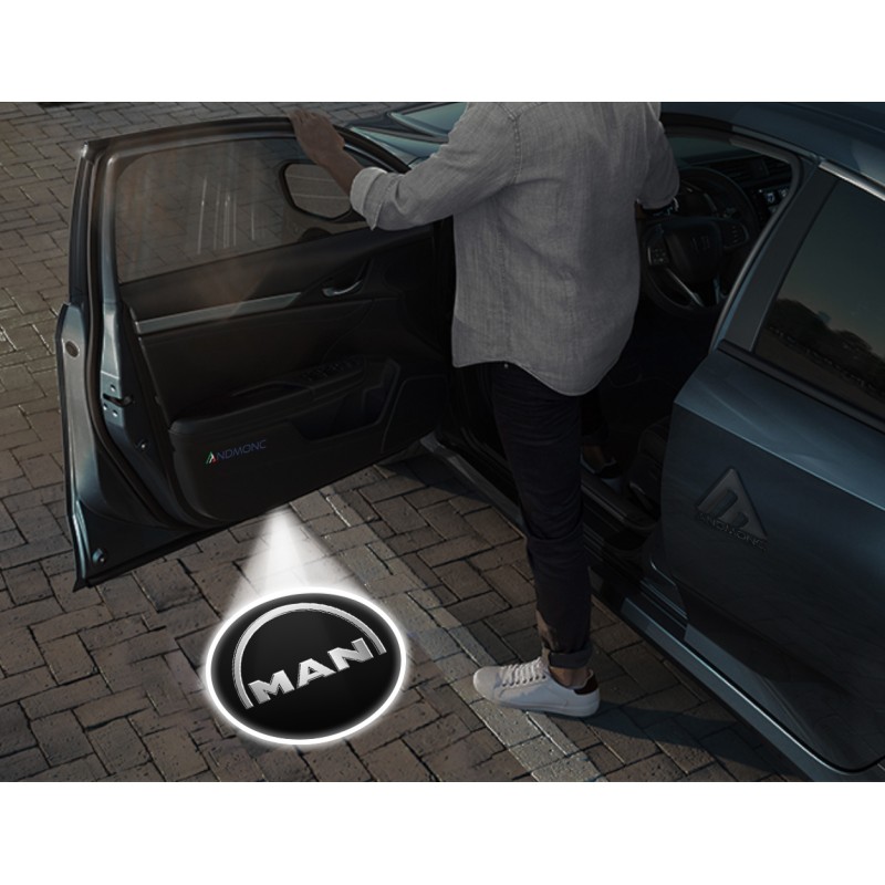 MAN Wireless Car Door Logo Projector Lights