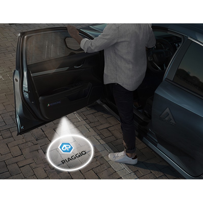 Piaggio Wireless Car Door Logo Projector Lights