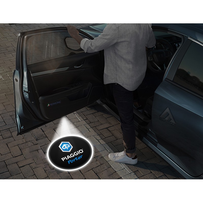 Piaggio Porter Wireless Car Door Logo Projector Lights