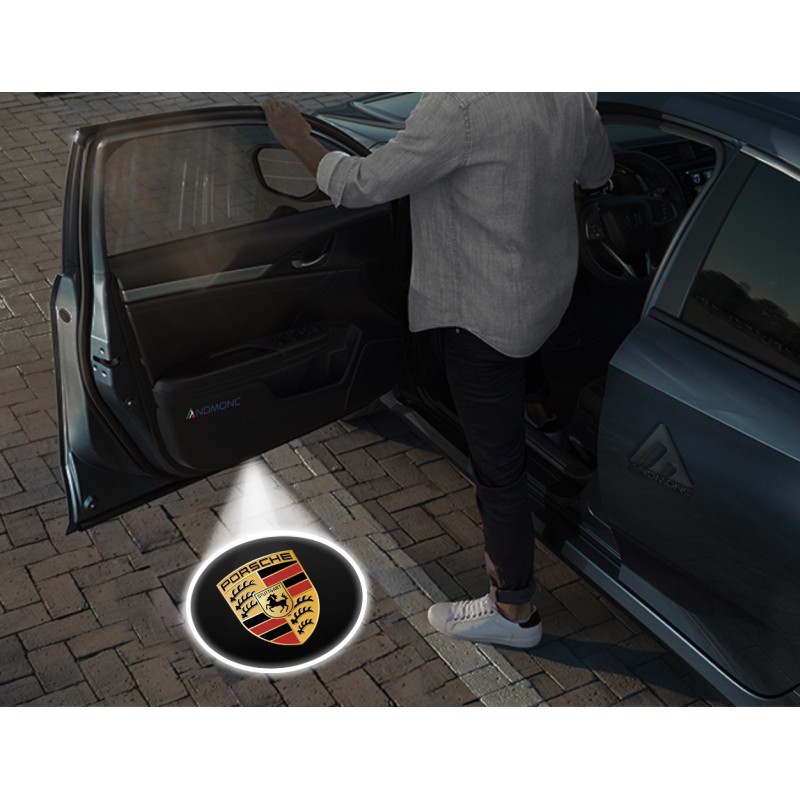 Porsche Wireless Car Door Logo Projector Lights