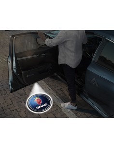Saab Wireless Car Door Logo Projector Lights