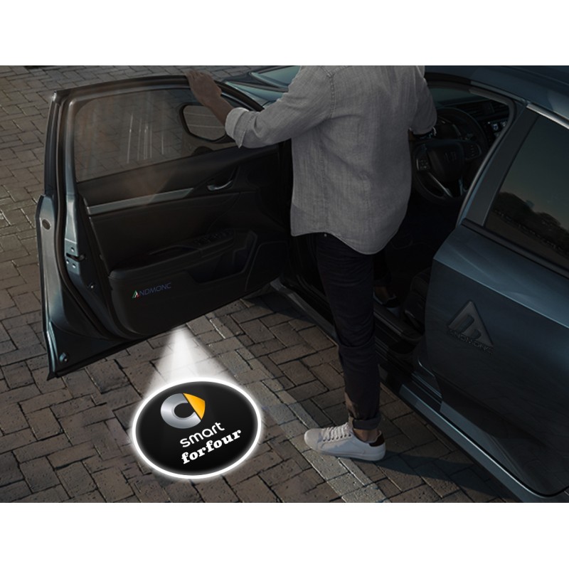 Smart Forfour Wireless Car Door Logo Projector Lights