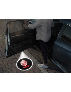 Yamaha Carbon-Style Wireless Car Door Logo Projector Lights