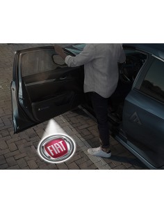Fiat Wireless Car Door Logo Projector Lights