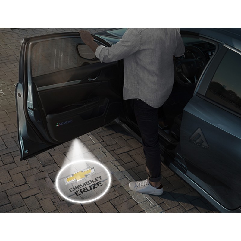 Chevrolet Cruze Carbon-Style Wireless Car Door Logo Projector Lights