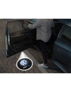 Volkswagen GOLF Plus Carbon-Style Wireless Car Door Logo Projector Lights
