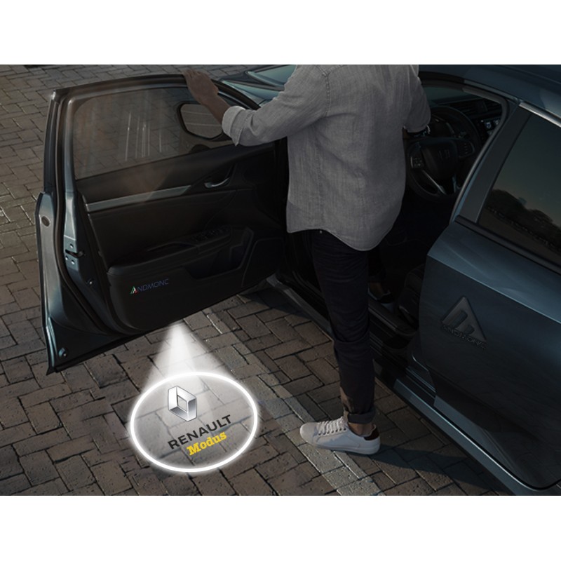 Renault Modus Wireless Car Door Logo Projector Lights