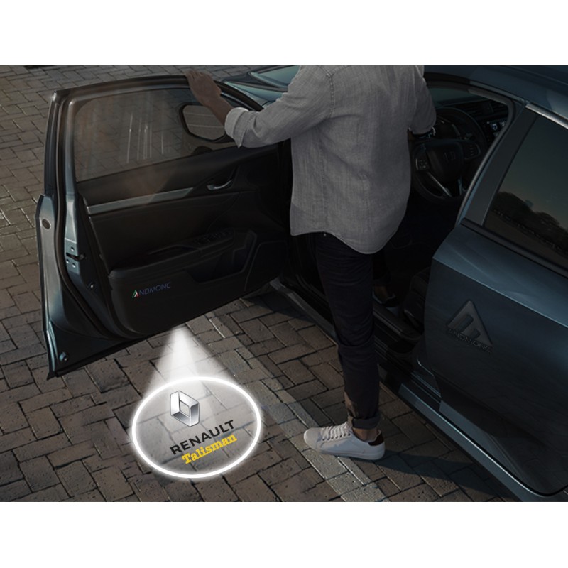 Renault Talisman Carbon-Style Wireless Car Door Logo Projector Lights