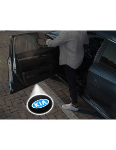 Kia Blue Logo Wireless Car Door Projector Lights