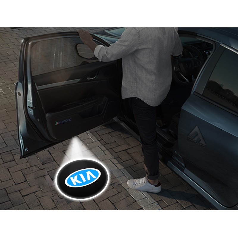 Kia Blue Logo Wireless Car Door Projector Lights