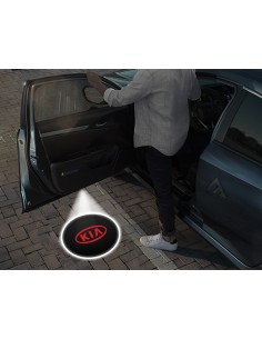 Kia Red Logo Wireless Car Door Projector Lights