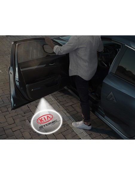 Kia Stonic Wireless Car Door Logo Projector Lights
