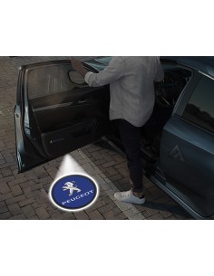 Peugeot Wireless Car Door Logo Projector Lights