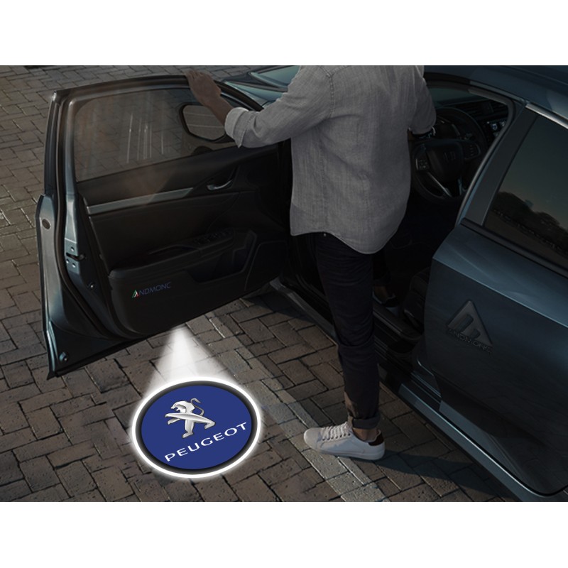 Peugeot Wireless Car Door Logo Projector Lights