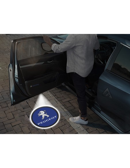 Peugeot Wireless Car Door Logo Projector Lights