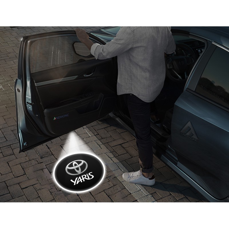 Toyota Yaris Wireless Car Door Logo Projector Lights