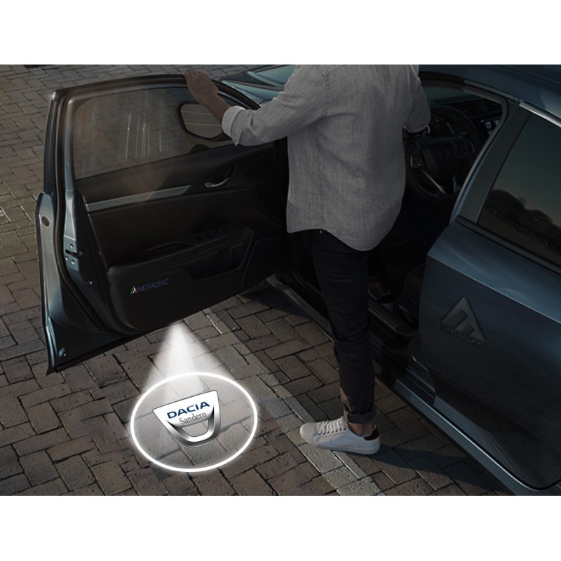 Dacia Sandero Wireless Car Door Logo Projector Lights