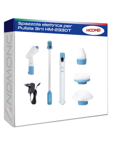 HM-2330T 3-in-1 Electric Cleaning Brush