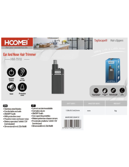 HM-7918 Nose & Ear Trimmer