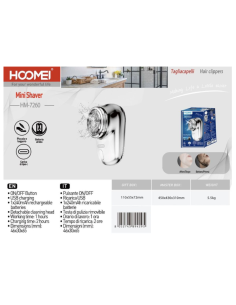 HM-7260 Mini Electric Shaver 2