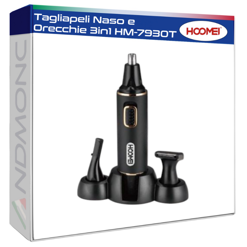 HM-7930T 3-in-1 Nose & Ear Trimmer