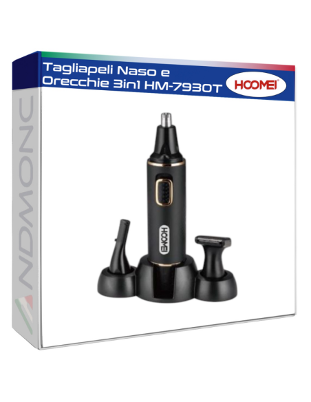 HM-7930T 3-in-1 Nose & Ear Trimmer