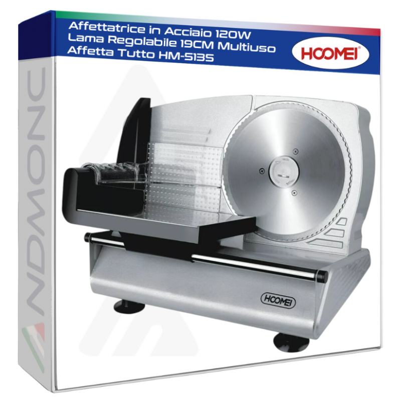HM-5135 Food Slicer – 120 W, 19 cm