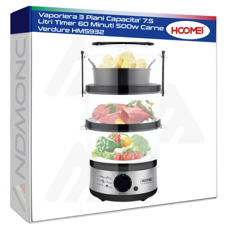 HM5932 Food Steamer – 500 W, 7.5 L